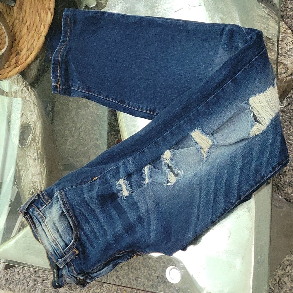 Flying Monkey low rise straight distressed  Jeans sz 30 nwot
